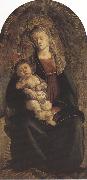 Sandro Botticelli Madonna of the Rose Garden or Madonna and Child with St john the Baptist (mk36) oil painting